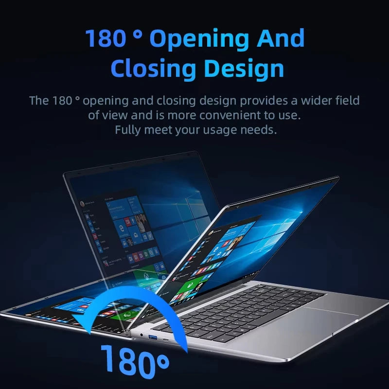 laptop 14.1 Inch Windows 11 Intel Atom A3950 Netbook 1920*1080 Portable Notebook Intel 12GB RAM 1TB 2TB SSD Computer laptops